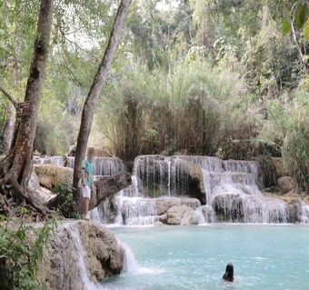 라오스 자유여행 경비 절약하는 루앙프라방-꽝시폭포 이동법